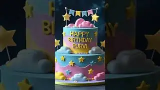Happy birthday Song for PURVI 🎂 | Purvi Happy Birthday Song #happybirthdaysong #shortsvideo #purvi