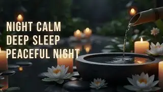 Peaceful Piano & Flowing Water for Deep Sleep 😴 Calm Mind at Night