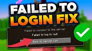 How To Fix Minecraft Failed To Login Null Error (2026) | Minecraft Login Error Fix