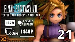 Final Fantasy 7 + голоса и моды — 16:9 — 1440p 60 кадров в секунду — Полное прохождение (БЕЗ КОММ...