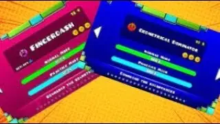 FINGERDASH VS GEOMETRICAL DOMINATOR by vinetus