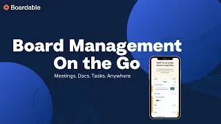 Boardable Mobile App: Manage Nonprofit Boards Anytime, Anywhere