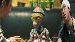 كائن فضائي يصل الي الارض بيلاقيه اتنين  اغبياء دمروا العالم.. Crazy Alien