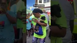 She and her dawg #dominica #shortsfeed #carnival #soca #shortvideo #bouyon #shorts ##dogs