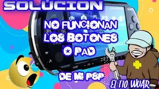 COMO REPARAR BOTONES  | PAD de PSP Fat Slim 🎮😎100 % FUNCIONANDO + mantenimiento de carcasa de PSP