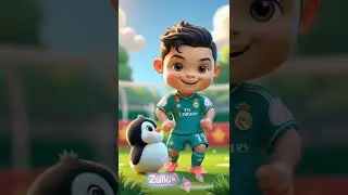 Cute penguin enjoying with footballer #cute #funnyanimal #premierleague #laliga #championsleague