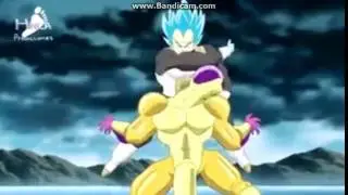 Goku Vegeta Bulma slaps golden freiza