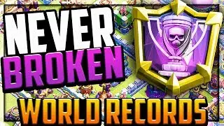 WORLD RECORDS in Clash of Clans That Will NEVER Be Broken!