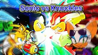SONIC VS KNUCKLES (AI VOICE)