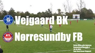 Vejgaard BK - Nørresundby FB - Højdepunkter -19/10-2024