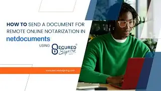 How to Notarization your documents through NetDocuments