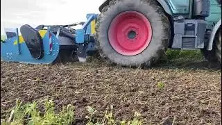 Fendt 516 ,demo Imants  culter en Imants ecomix,groenbemester onderwerken .NKG