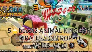 OPBR 5Star LV83 Boost2 whos who [most tanky attacker] SS League Gameplay | ONE PIECE BOUNTY RUSH