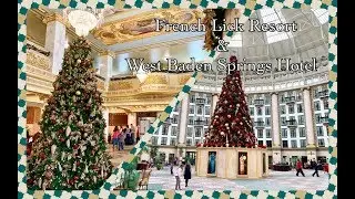 West Baden Springs Hotel/French Lick Resort Christmas Decorations 2018