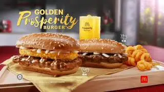 Golden Prosperity Burger McDonald's Commercial (Mandarin) (2026)