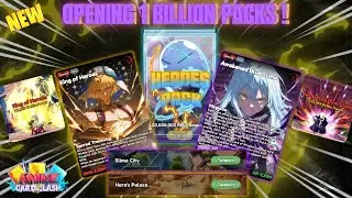 UPDATE 5.0 INSANE PACK OPENING 😱🔥 | Opening 1 BILLION Packs in Anime Card Clash (Roblox)