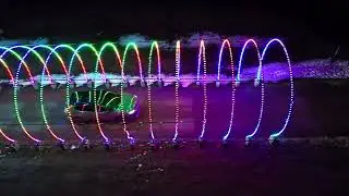 Amazing drone footage of awesome Christmas lights in Memphis Tennessee