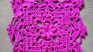 super duper easy Crochet square Motif tutorial for beginners | easy crochet pattern for beginners💯💯 