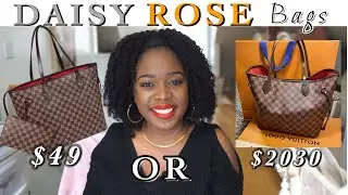 LV NEVERFULL LOOK FOR WAY LESS! | Daisy Rose Bags review