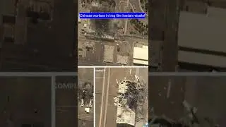 Chinese Workers Film Iran's Missile Strike on Israel | Middle East War Escalates