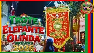 Elefante de Olinda - Trote das Prévias 2026 (Oficial)❤️🤍🐘