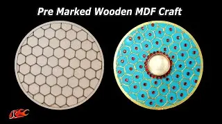 Pre Marked Wooden MDF Crafts | Candle Holder Tealight Holder | JK Arts 1939