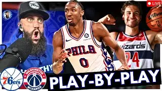 Sixers vs Wizards LIVE - Play-By-Play Commentary & Scoreboard