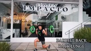 BARBELL BACK RACK LUNGE | IMPACT PERFORMANCE