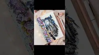 Cute Scrapbooking // Aesthetic Journal #scrapbooking #journaling #fantasy #shorts
