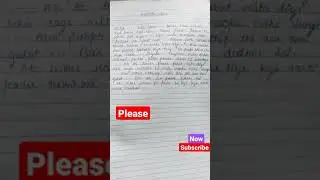Audition script for practice