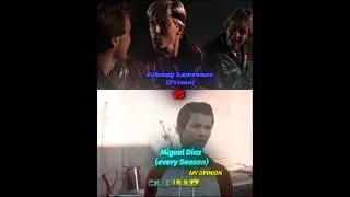 Johnny Prime vs Miguel every Season #nomercy #cobrakai #cobrakaineverdie #migueldiaz #johnnylawrence