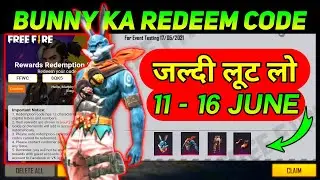 BUNNY FREE FIRE REDEEM CODE TODAY | FREE FIRE REDEEM CODE | FF REDEEM CODE TODAY