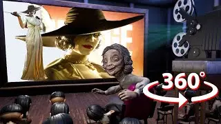 360&deg; Resident Evil 8 Village movie - Little Nightmares teacher at the premiere