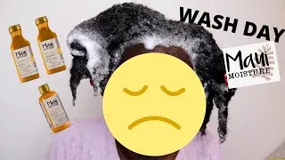 MAUI MOISTURE CURL QUENCH HONEST REVIEW| START TO FINISH WASH DAY| 4B NATURAL HAIR | UK NATURAL