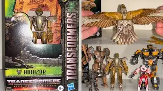 Transformers rise of the beasts deluxe Airazor review. ROTB movie mainline toy collection