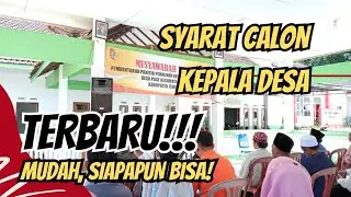 SYARAT CALON KEPALA DESA TERBARU