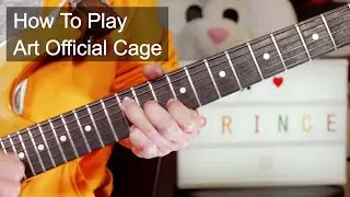 'Art Official Cage' Prince Guitar Lesson
