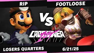 Crossover ICT #108 - RIP (Dr Mario) VS. Footloose (Sheik, Link) - Losers Quarters