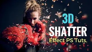 3d Shatter Effect Action ~ Photoshop Tutorial