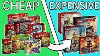 CHEAP vs EXPENSIVE Ninjago Sets!
