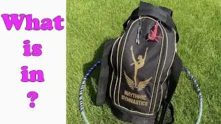 What is in my rhythmic gymnastics training backpack ?