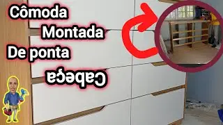 Como montar c&ocirc;moda Ge&oacute;rgia, de ponta cabe&ccedil;a 