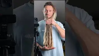 Dreadlocks Extension - Human Hair - Brown to Blond #dreads #naturaldreadlocks #dreadstyles #hair
