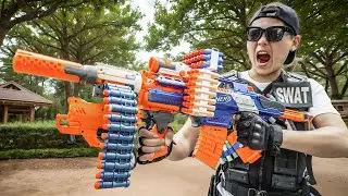 Война Nerf SEAL X: Контратака SEAL X! Эпическая битва бластеров Nerf за победу!