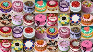 🌈🥳Anniversary Cake Design/Birthday Cake Photo/Birthday Decoration Ideas/Round Cake Decoration Ideas