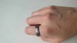 Unisex Titanium Wedding Rings with Brushed Beveled