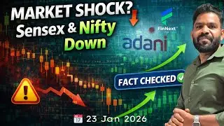 Market Crash? Adani Stocks Fall Explained | Sensex & Nifty Down &ndash; FACTS | Tamil