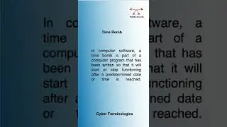 CyberSecurity Definitions | Time Bomb