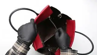 Louis Vuitton Monogram Cuir Orfevre Tote W PM Cherry