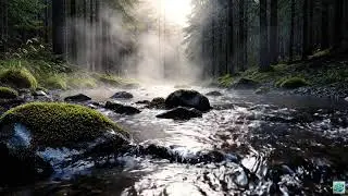LIVE 12 Hours: Peaceful Mountain River & Soft Forest Birds &ndash; Nature ASMR for Calm Focus